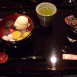 明石屋のクリームあんみつ